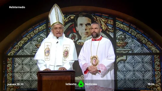 Los ultracatólicos de Abogados Cristianos denuncian la parodia de Wyoming vestido de obispo Los ultracatólicos de Abogados Cristianos denuncian la parodia de Wyoming vestido de obispo