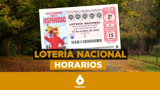 Lotería Nacional del Día de la Hispanidad 2024 | ¿A qué hora es y dónde verlo? Lotería Nacional del Día de la Hispanidad 2024 | ¿A qué hora es y dónde verlo?