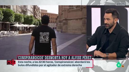 Jokin Castellón, sobre Alvise: "Es posiblemente el conspiranoico que más lejos ha llegado en la política española" Jokin Castellón, sobre Alvise: "Es posiblemente el conspiranoico que más lejos ha llegado en la política española"