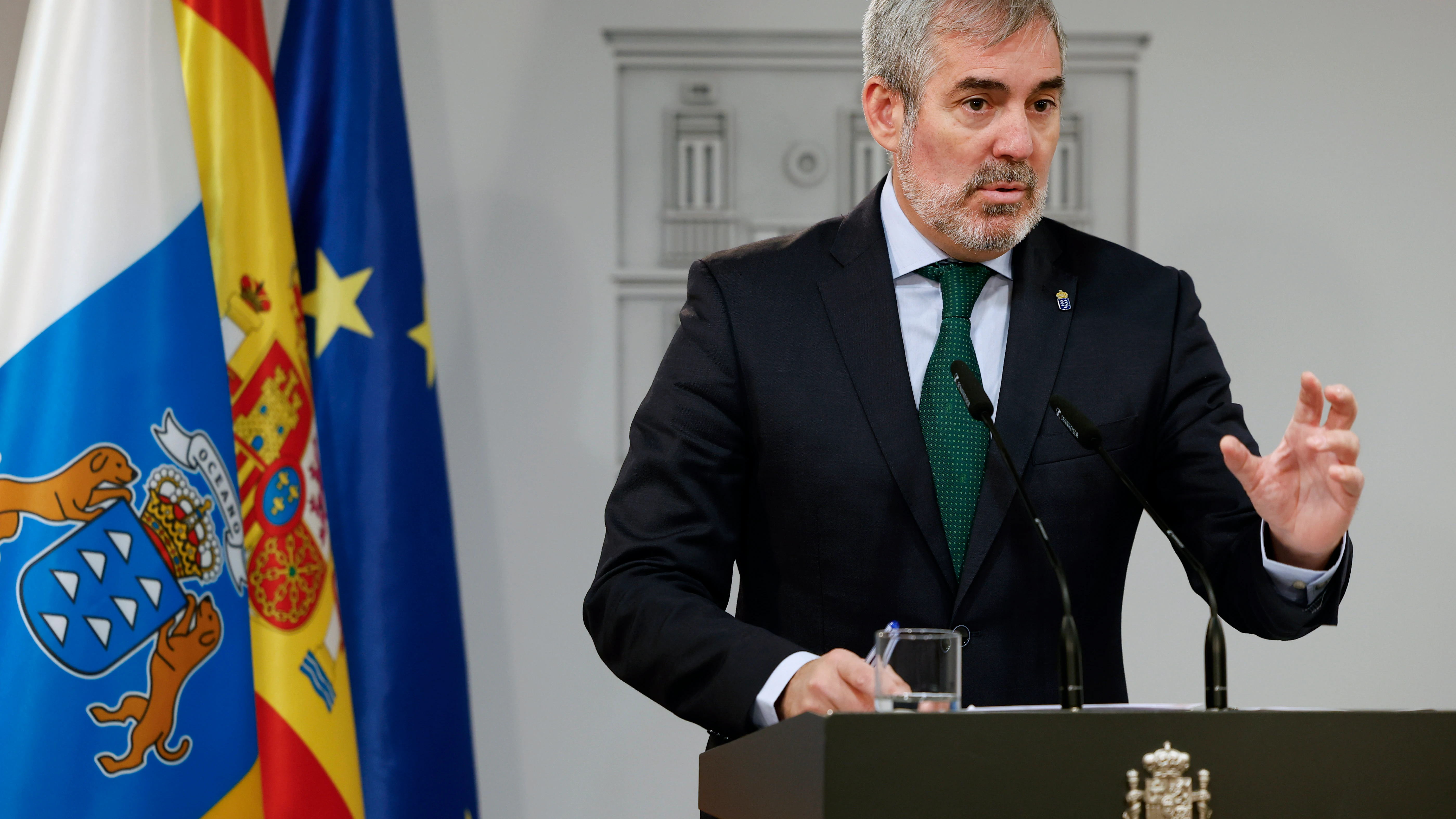 El presidente de Canarias, Fernando Clavijo