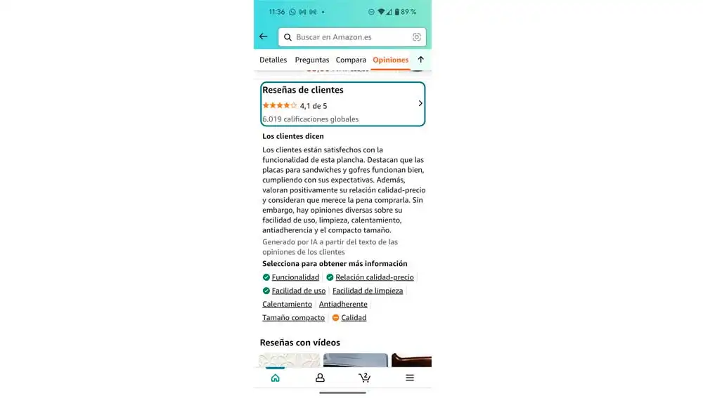 Así es una reseña generada por inteligencia artificial Así es una reseña generada por inteligencia artificial