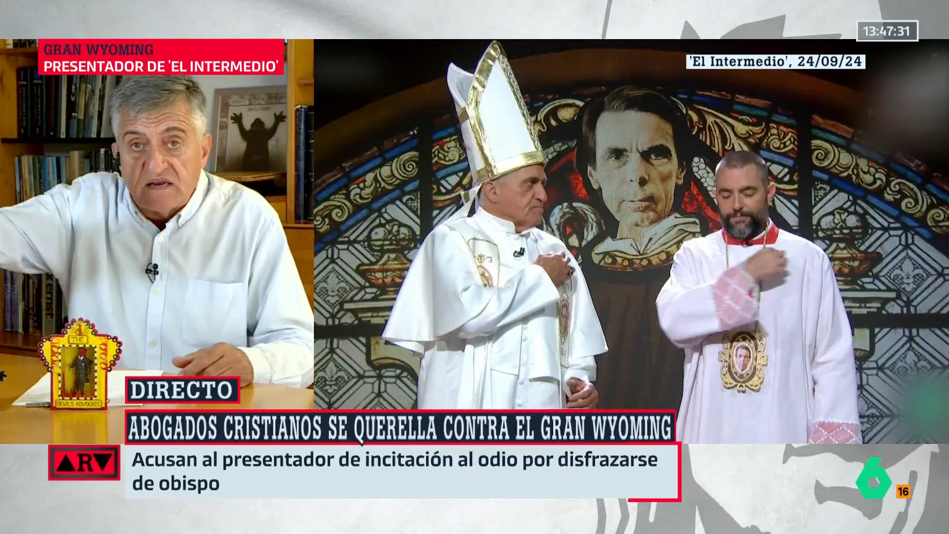 Wyoming responde a la denuncia de Abogados Cristianos: "Ellos se forran con estas tonterías, y muy cristianos no son"