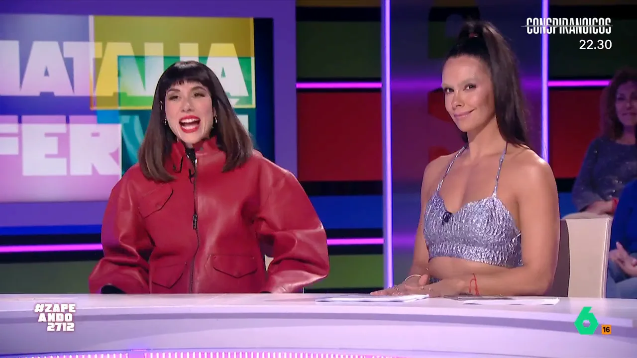 Natalia Ferviú, con Cristina Pedroche