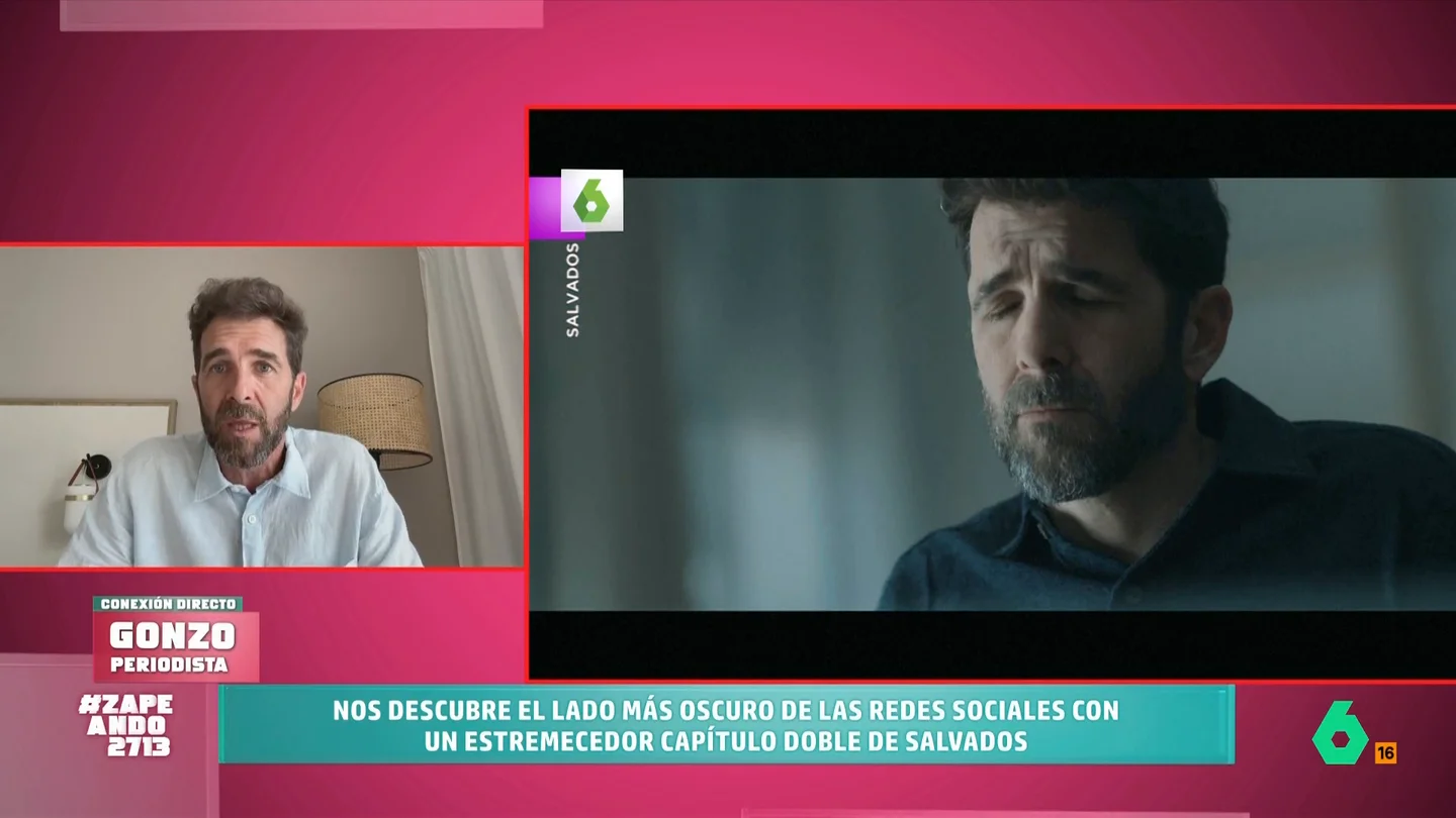 Gonzo explica qué es lo que más le impresionó tras grabar el especial sobre redes sociales de 'Salvados' Gonzo explica qué es lo que más le impresionó tras grabar el especial sobre redes sociales de 'Salvados'