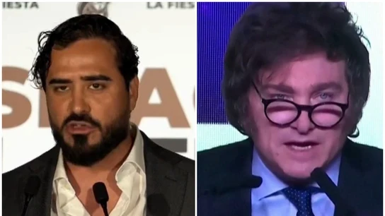 Alvise y Javier Milei Alvise y Javier Milei