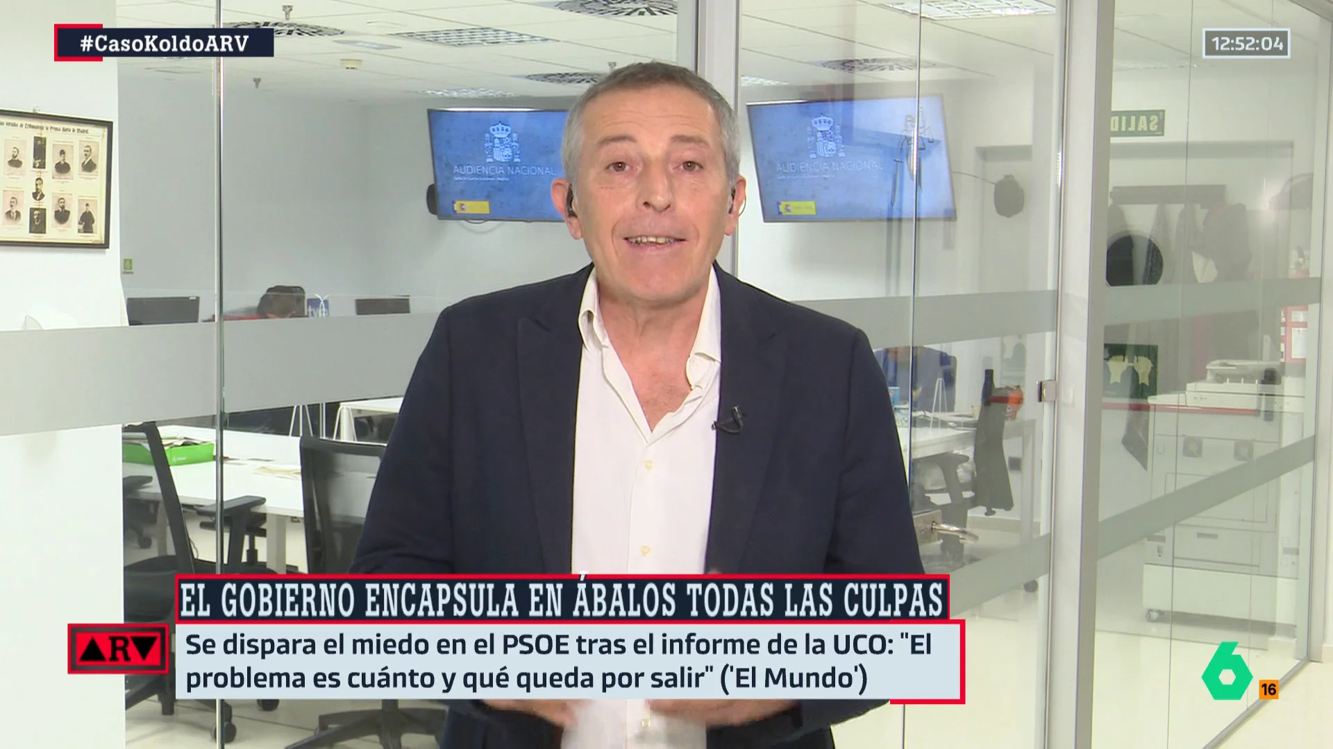 ARV-Miguel Ángel Campos, sobre la posible imputación de Ábalos: "Se va a producir"