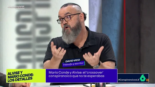 El filósofo David Vico explica la "vulgarización" del mensaje de Alvise: "Sirve para que el más tonto lo pueda entender" El filósofo David Vico explica la "vulgarización" del mensaje de Alvise: "Sirve para que el más tonto lo pueda entender"