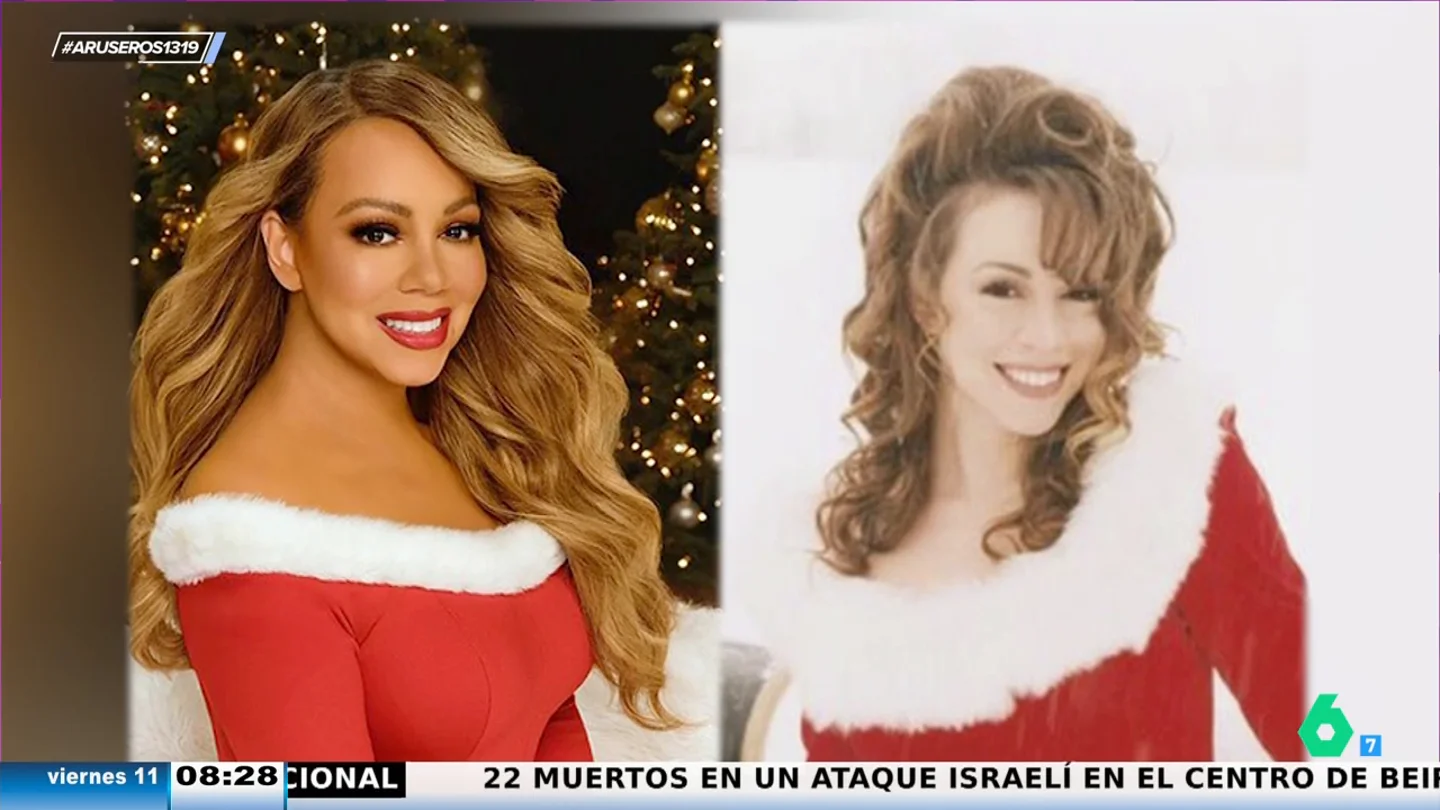Mariah Carey recrea la portada de 'All I Want For Christmas': "Parece la prima de Beyoncé" Mariah Carey recrea la portada de 'All I Want For Christmas': "Parece la prima de Beyoncé"