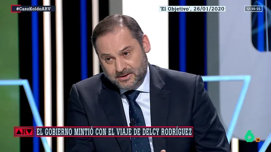 ARV-El vídeo de 'El Objetivo' que demuestra que Ábalos "mintió" sobre el viaje de Delcy Rodríguez ARV-El vídeo de 'El Objetivo' que demuestra que Ábalos "mintió" sobre el viaje de Delcy Rodríguez