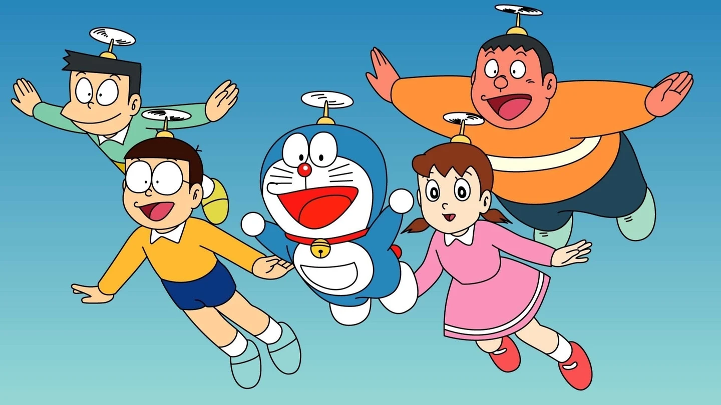 Portada de la serie "Doraemon". Portada de la serie "Doraemon".