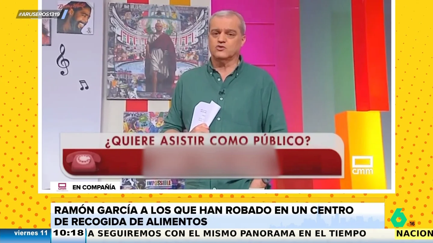 Ramón García, a los que robaron en una ONG de Toledo: "Hay que ser miserables y desgraciados" Ramón García, a los que robaron en una ONG de Toledo: "Hay que ser miserables y desgraciados"