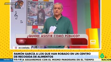 Ramón García, a los que robaron en una ONG de Toledo: "Hay que ser miserables y desgraciados"