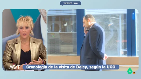 Cristina Pardo, sobre las declaraciones de Ábalos sobre Delcy Rodríguez: "Habla de ella como si fuera una chusma y la invitó él" Cristina Pardo, sobre las declaraciones de Ábalos sobre Delcy Rodríguez: "Habla de ella como si fuera una chusma y la invitó él"