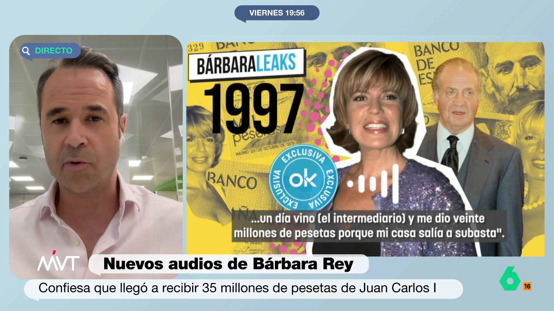 Javier Chicote sobre los audios de bárbara rey