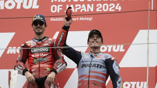 Marc Márquez y 'Pecco' Bagnaia Marc Márquez y 'Pecco' Bagnaia