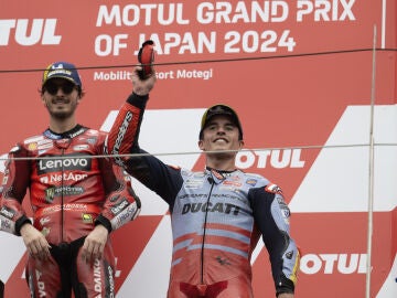 Marc M&aacute;rquez y 'Pecco' Bagnaia 