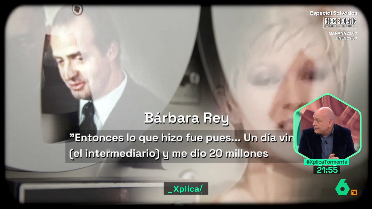Gabi Sanz opina de los nuevos audios de Bárbara Rey, en los que reconoce haber cobrado 35 millones Gabi Sanz opina de los nuevos audios de Bárbara Rey, en los que reconoce haber cobrado 35 millones