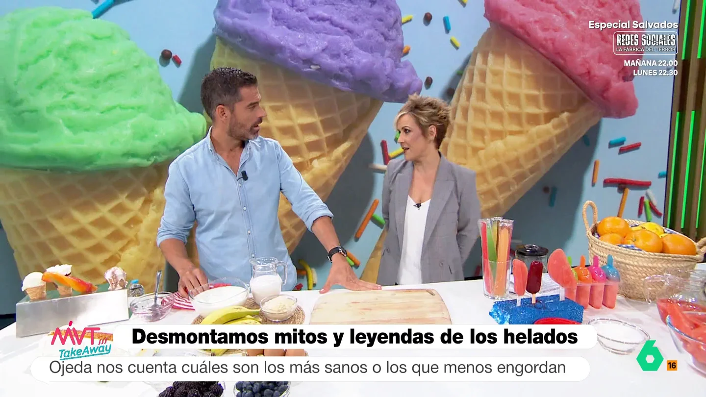Pablo Ojeda y Cristina Pardo: Verdades y mitos sobre los helados Pablo Ojeda y Cristina Pardo: Verdades y mitos sobre los helados