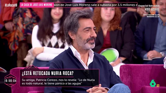 LA ROCA | Juan del Val reivindica las arrugas frente a los retoques estéticos: "No son un defecto, son una virtud" LA ROCA | Juan del Val reivindica las arrugas frente a los retoques estéticos: "No son un defecto, son una virtud"
