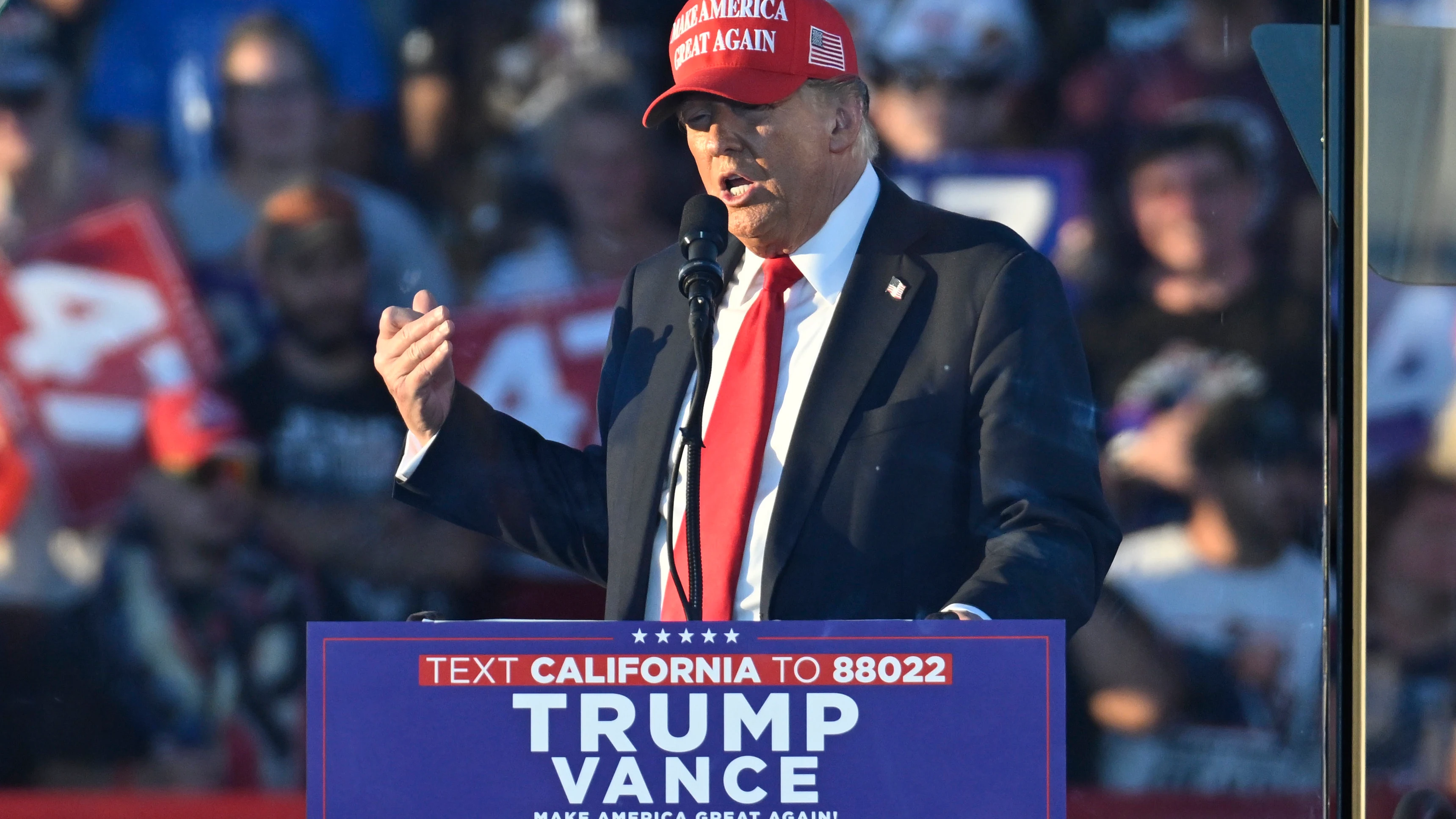 El expresidente de Estados Unidos y candidato republicano a la Casa Blanca, Donald Trump