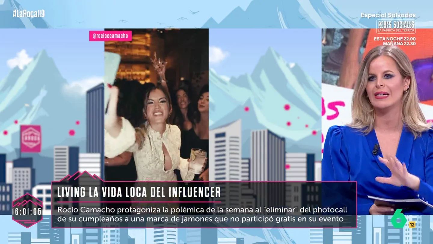 LA ROCA "Quería ahorrarse la pesetilla": El enfado de la influencer Rocío Camacho por no llegar a un acuerdo con una empresa de jamones LA ROCA "Quería ahorrarse la pesetilla": El enfado de la influencer Rocío Camacho por no llegar a un acuerdo con una empresa de jamones