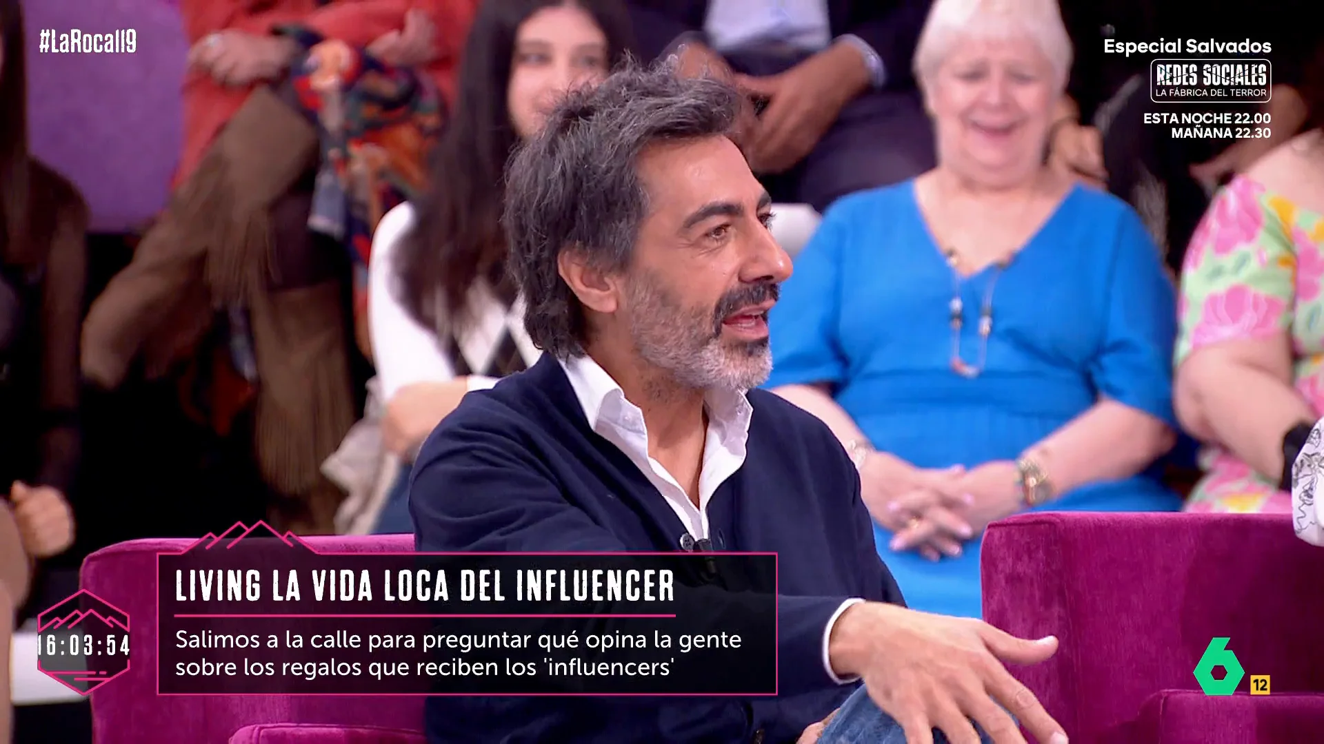 Juan del Val habla de la polémica de los jamones de la influencer Rocío Camacho: "Ante el vicio de pedir, la virtud de no dar" 