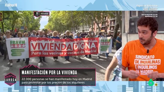 Víctor Palomo, del Sindicato de Inquilinos de Madrid, se pronuncia sobre la manifestación de los alquileres Víctor Palomo, del Sindicato de Inquilinos de Madrid, se pronuncia sobre la manifestación de los alquileres