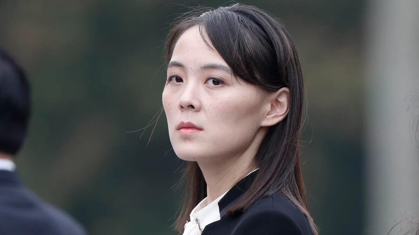 Fotografía de archivo de Kim Yo-jong, hermana del líder de Corea del Norte Fotografía de archivo de Kim Yo-jong, hermana del líder de Corea del Norte