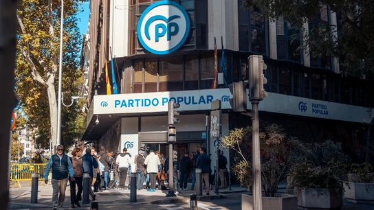 Fachada de la sede del Partido Popular, a 13 de octubre de 2024, en Madrid Fachada de la sede del Partido Popular, a 13 de octubre de 2024, en Madrid
