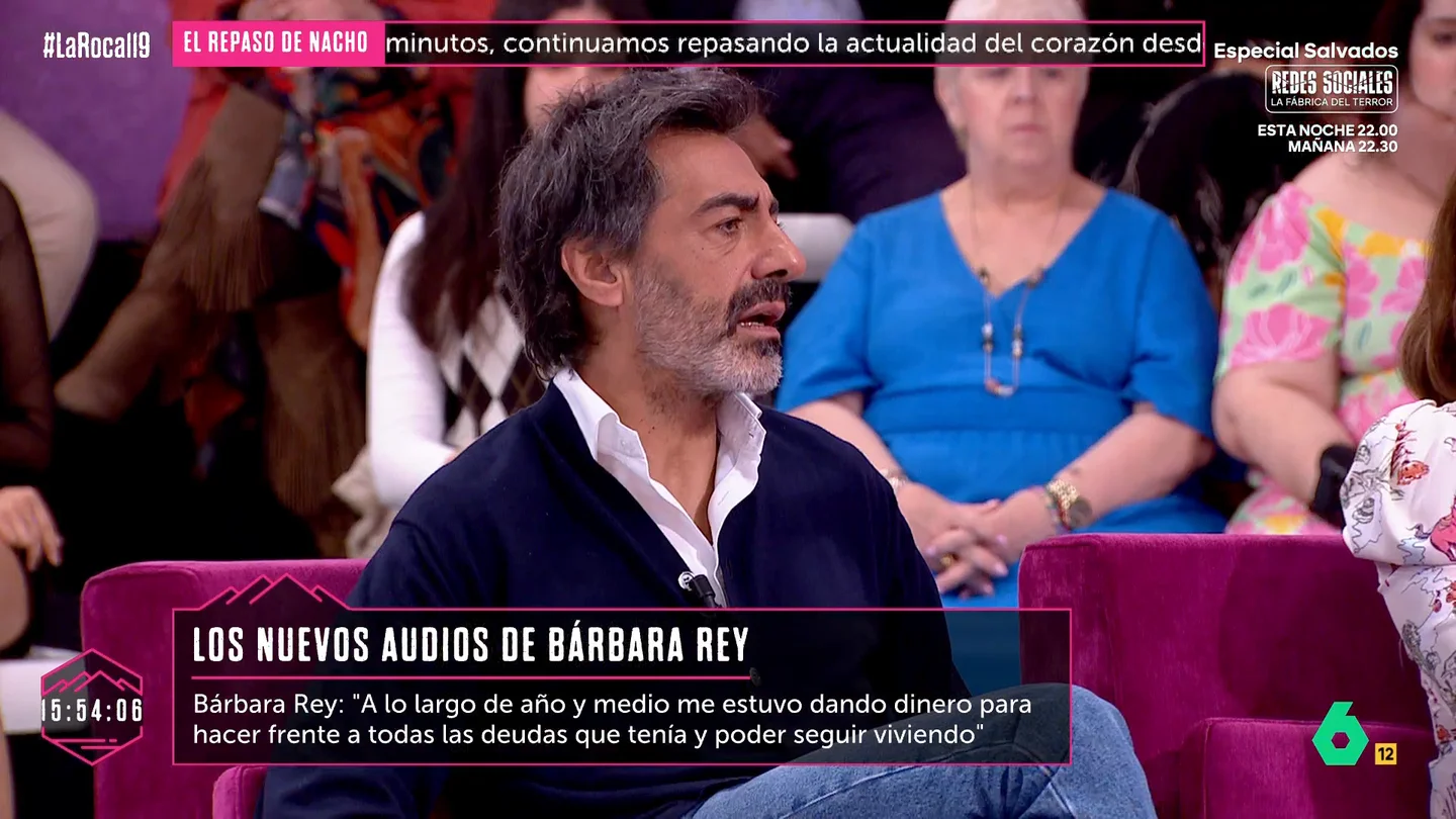 LA ROCA Juan del Val: "A Bárbara Rey le da igual si el dinero es del emérito o no" LA ROCA Juan del Val: "A Bárbara Rey le da igual si el dinero es del emérito o no"