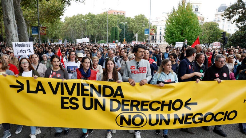 Manifestación por la vivienda en Madrid