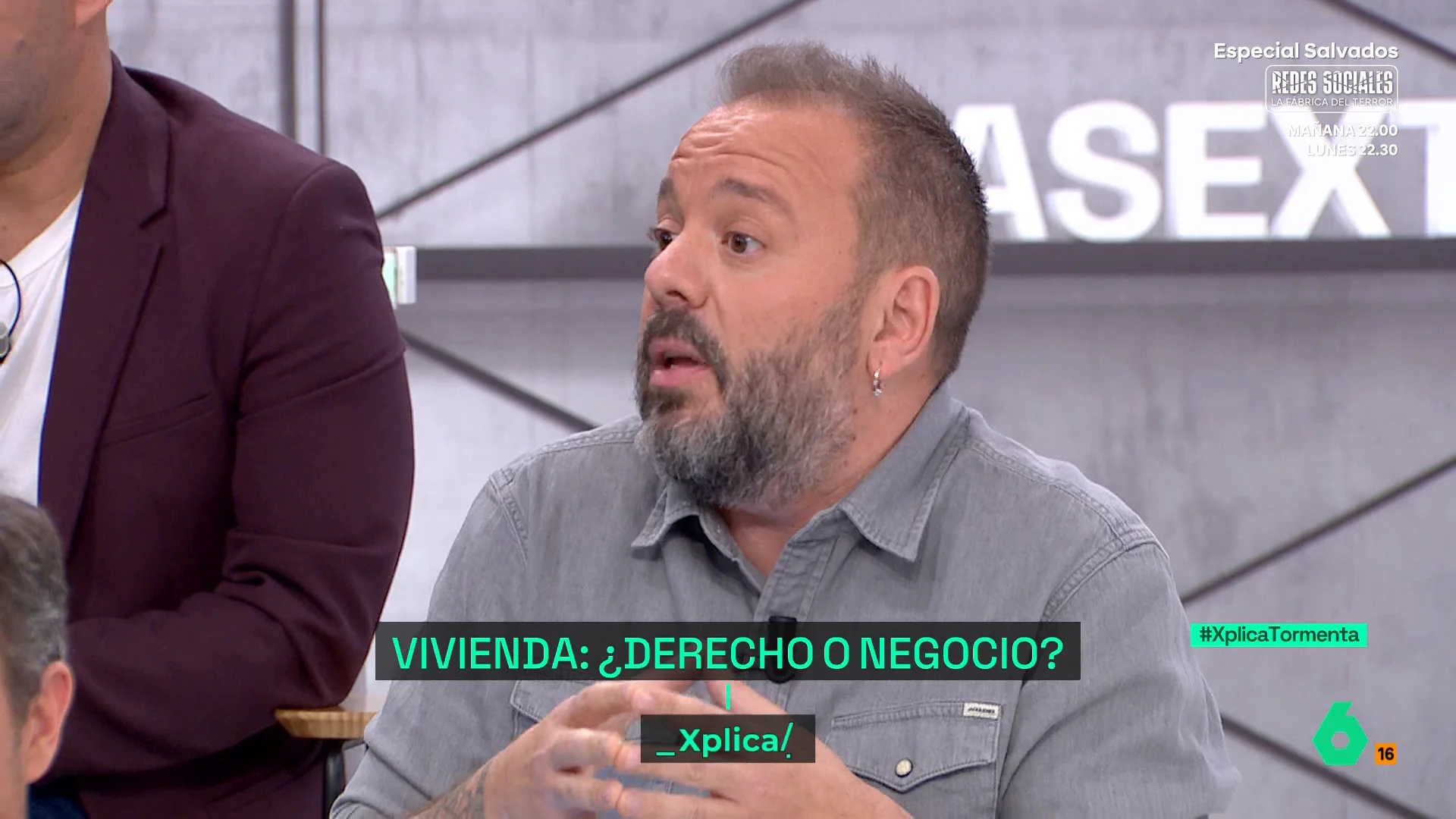 XPLICA Maestre: "No se puede permitir que alguien tenga cinco viviendas y viva a costa del trabajo de otro" 