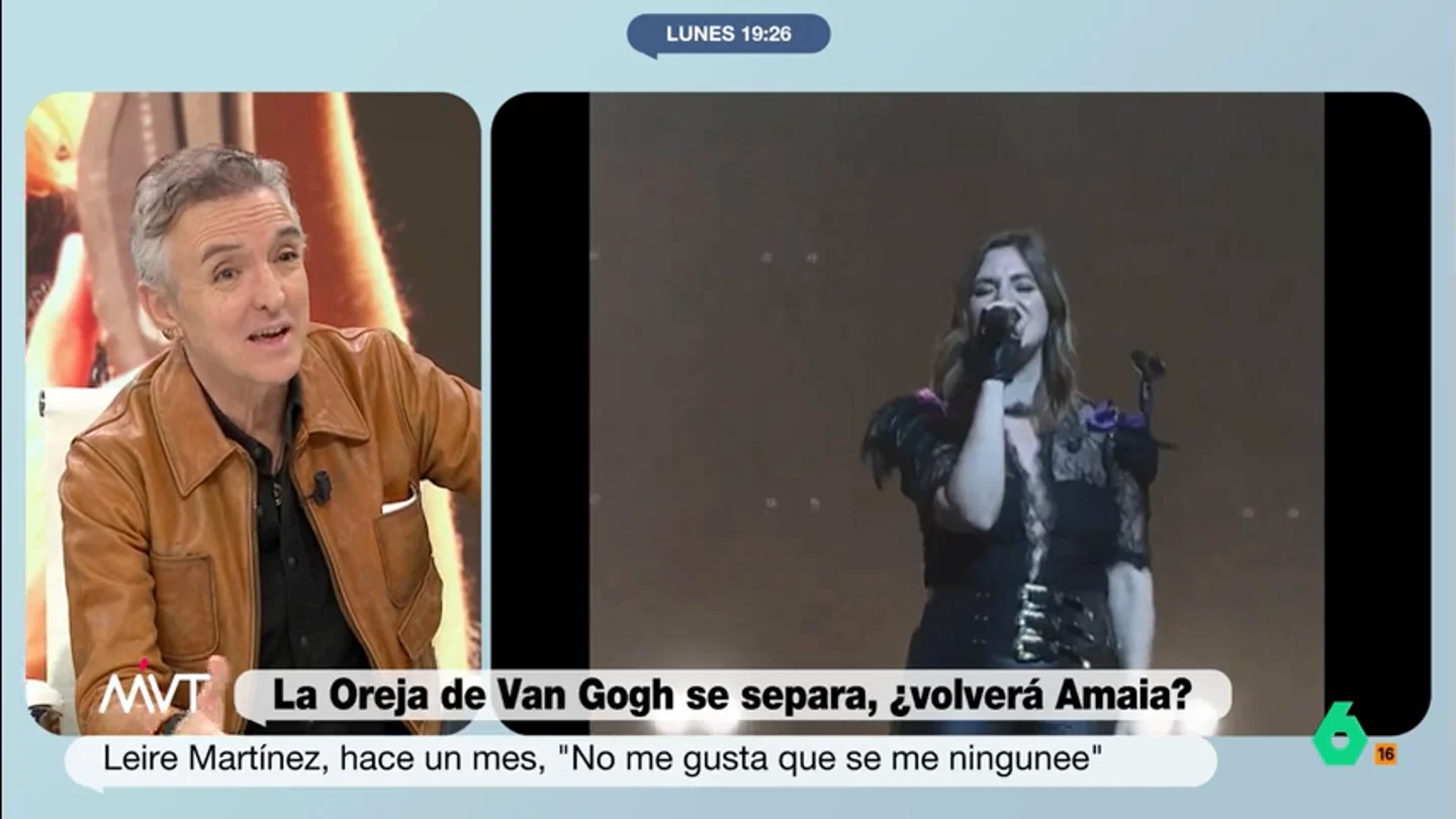 Ramoncín reacciona a la separación de Leire Martínez y La Oreja de Van Gogh "Los grupos en realidad no existen, siempre hay alguien que marca la pauta", comenta Ramoncín en este vídeo, donde valora un posible regreso de Amaia Montero a La Oreja de Van Gogh tras la separación de Leire.