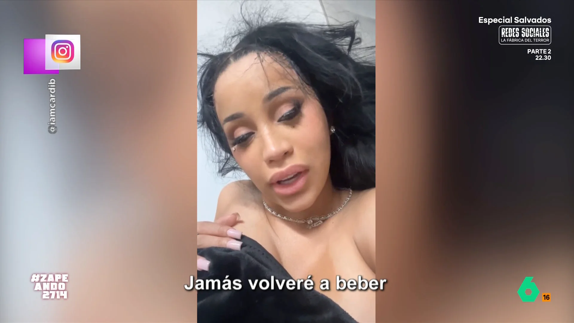 La cantante ha organizado una fiesta para celebrar su cumpleaños pero parece que se le ha ido un poco de la manos a juzgar por el vídeo que ha compartido en sus redes sociales. 