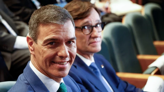 El presidente del Gobierno, Pedro Sánchez, junto al presidente de la Generalitat, Salvador Illa El presidente del Gobierno, Pedro Sánchez, junto al presidente de la Generalitat, Salvador Illa