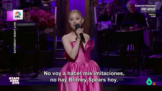 Ariana Grande brilla con sus imitaciones de Britney Spears y Miley Cyrus en 'Saturday Night Live': "Es una artista total" Ariana Grande brilla con sus imitaciones de Britney Spears y Miley Cyrus en 'Saturday Night Live': "Es una artista total"