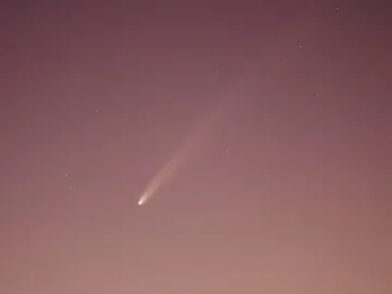 Cometa C/2023 A1 visto desde la Tierra Cometa C/2023 A1 visto desde la Tierra