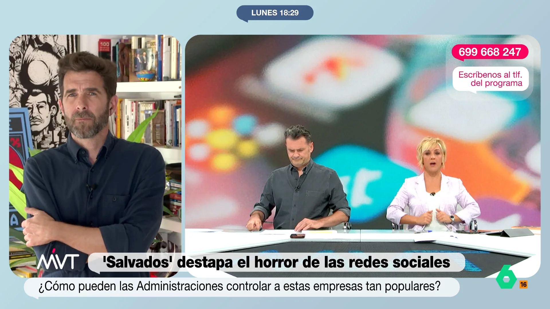 Gonzo denuncia la impunidad en las redes sociales: "¿Qué pasaría si en la calle un adulto enseña el pene a un menor?"