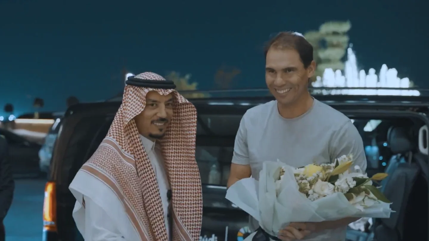 Rafa Nadal, en Arabia Saudí Rafa Nadal, en Arabia Saudí