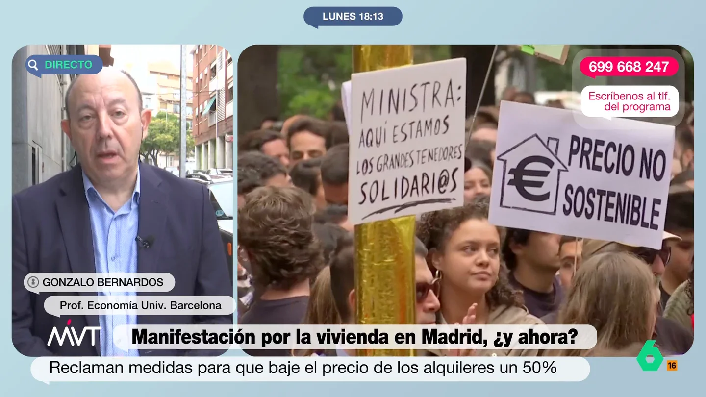 La crítica de Gonzalo Bernardos sobre el problema de la vivienda: "El PP y el PSOE llevan años tomando el pelo a la gente La crítica de Gonzalo Bernardos sobre el problema de la vivienda: "El PP y el PSOE llevan años tomando el pelo a la gente