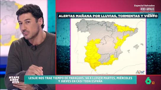 Francisco Cacho da la previsión meteorológica: "Esta borrasca que nos espera mañana, va a dejar lluvia en gran parte del país" Francisco Cacho da la previsión meteorológica: "Esta borrasca que nos espera mañana, va a dejar lluvia en gran parte del país"