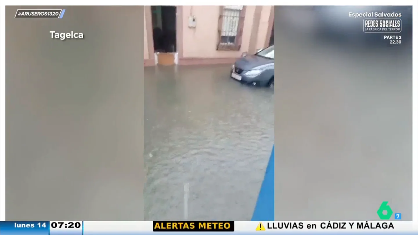La graciosa reacción de una vecina tras pasar un coche por delante de su casa con la calle inundada: "¡Tus muertos!" La graciosa reacción de una vecina tras pasar un coche por delante de su casa con la calle inundada: "¡Tus muertos!"
