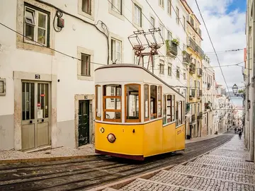 Tranvía en Lisboa Tranvía en Lisboa