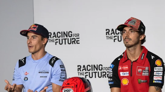 Marc Márquez y 'Pecco' Bagnaia Marc Márquez y 'Pecco' Bagnaia