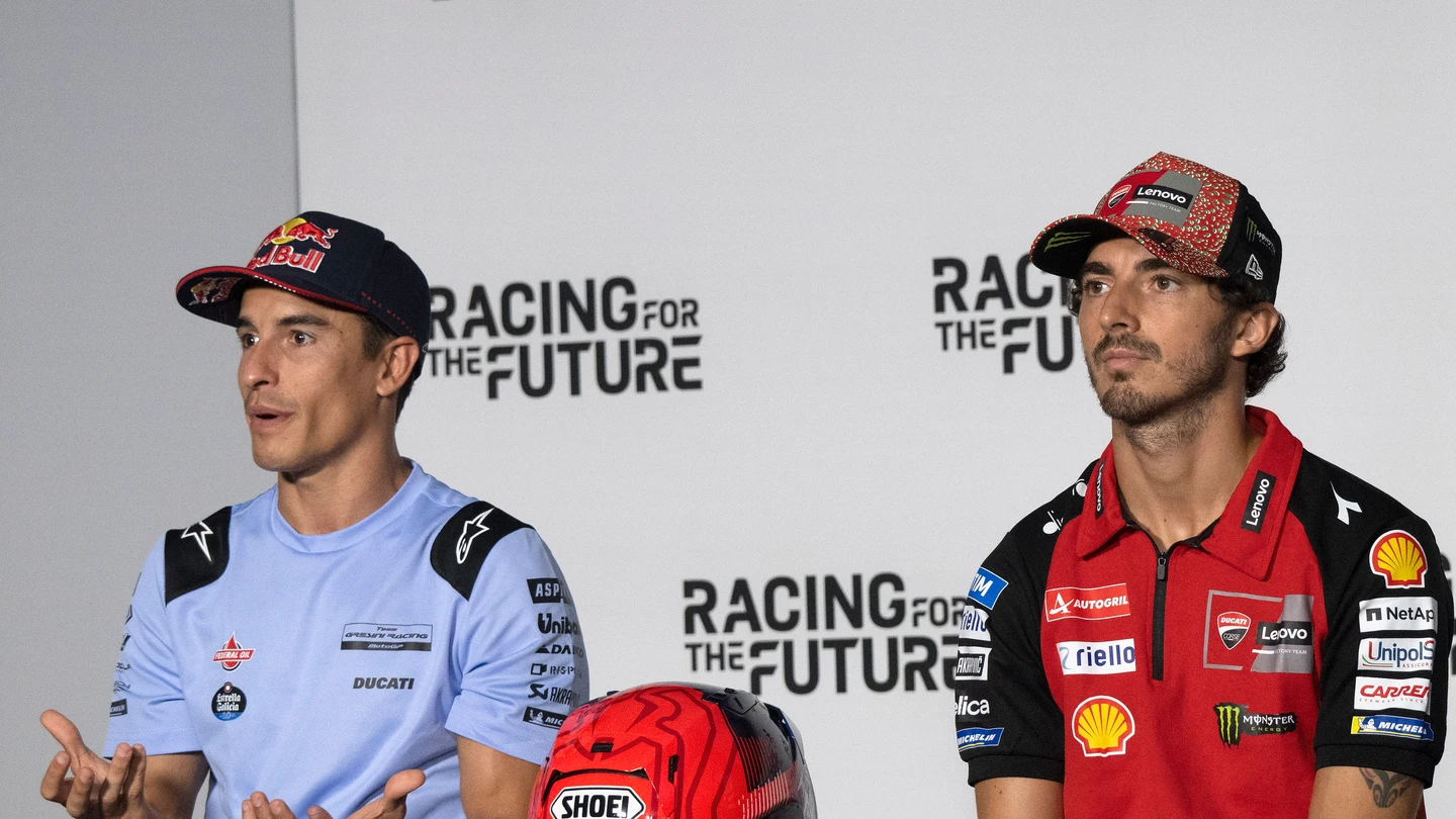 Marc Márquez y 'Pecco' Bagnaia Marc Márquez y 'Pecco' Bagnaia