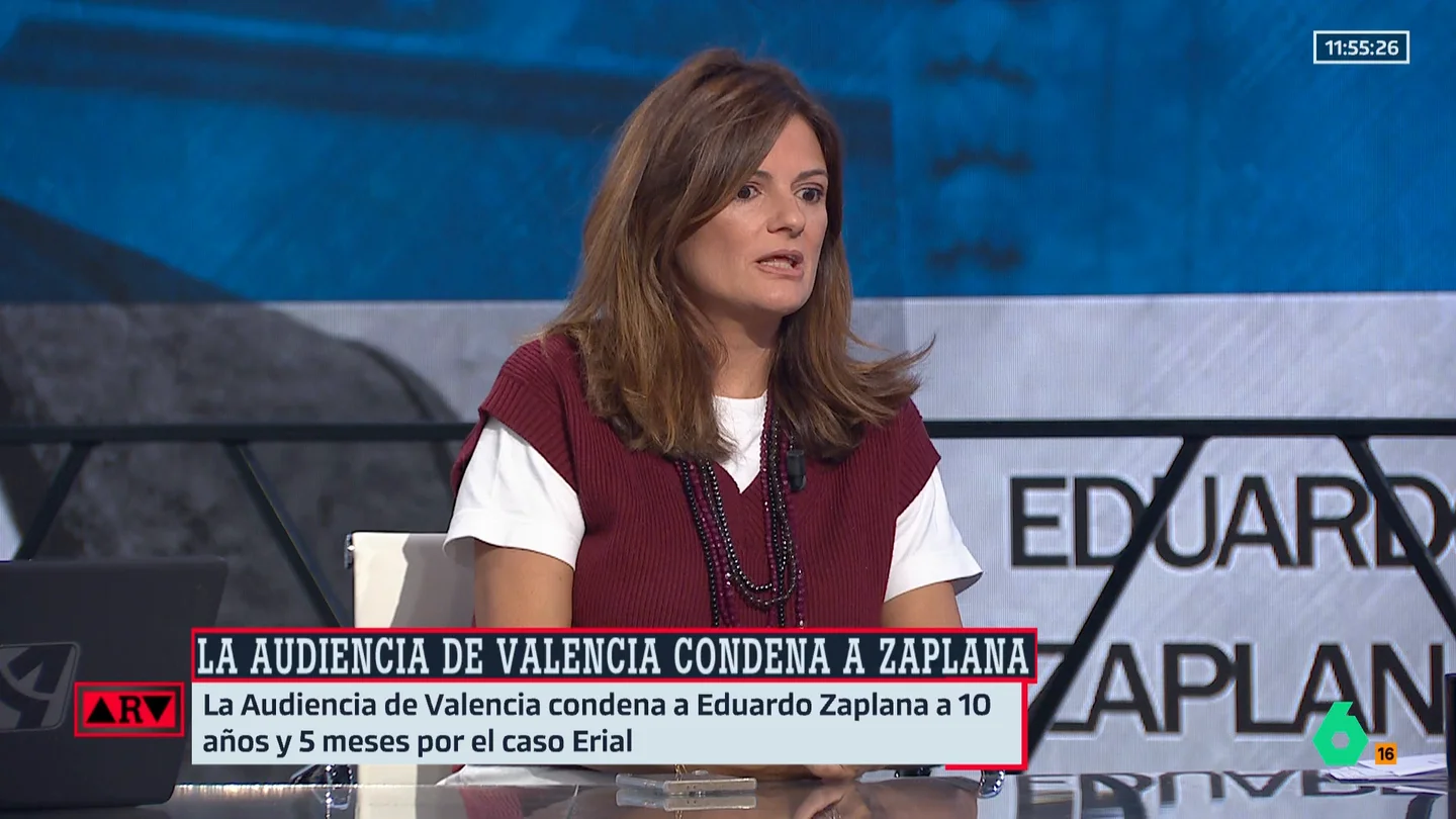 Pilar Gómez, sobre Zaplana Pilar Gómez, sobre Zaplana