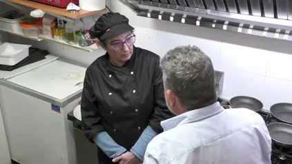 La cocinera de 'El italiano' cuenta a Alberto Chicote que ella no es chef: "Yo era una clienta que venía a comer"