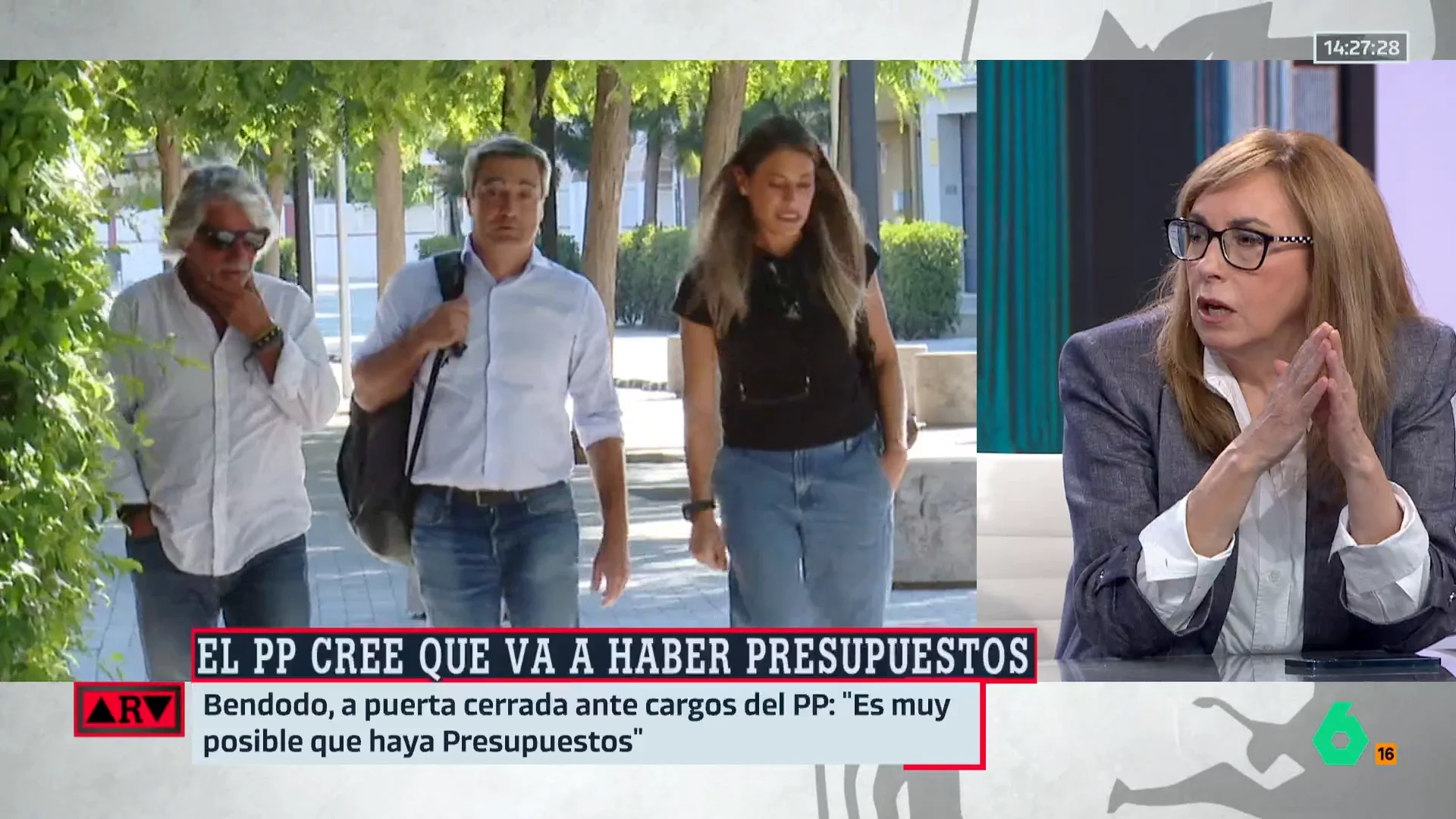 ARV- Angélica Rubio, reacción Bendodo