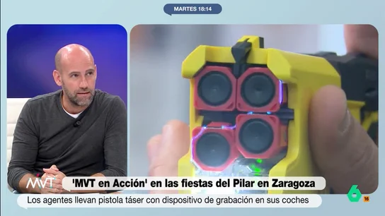 Gonzalo Miró opina sobre las pistolas táser para la Policía Nacional: "Va a ser un problema para ellos mismos" "La clave va a ser si la van a poder utilizar", comenta Gonzalo Miró en este vídeo sobre las 3.500 pistolas táser, junto con cámaras para grabar, que se van a repartir entre los coches de la Policía Nacional.