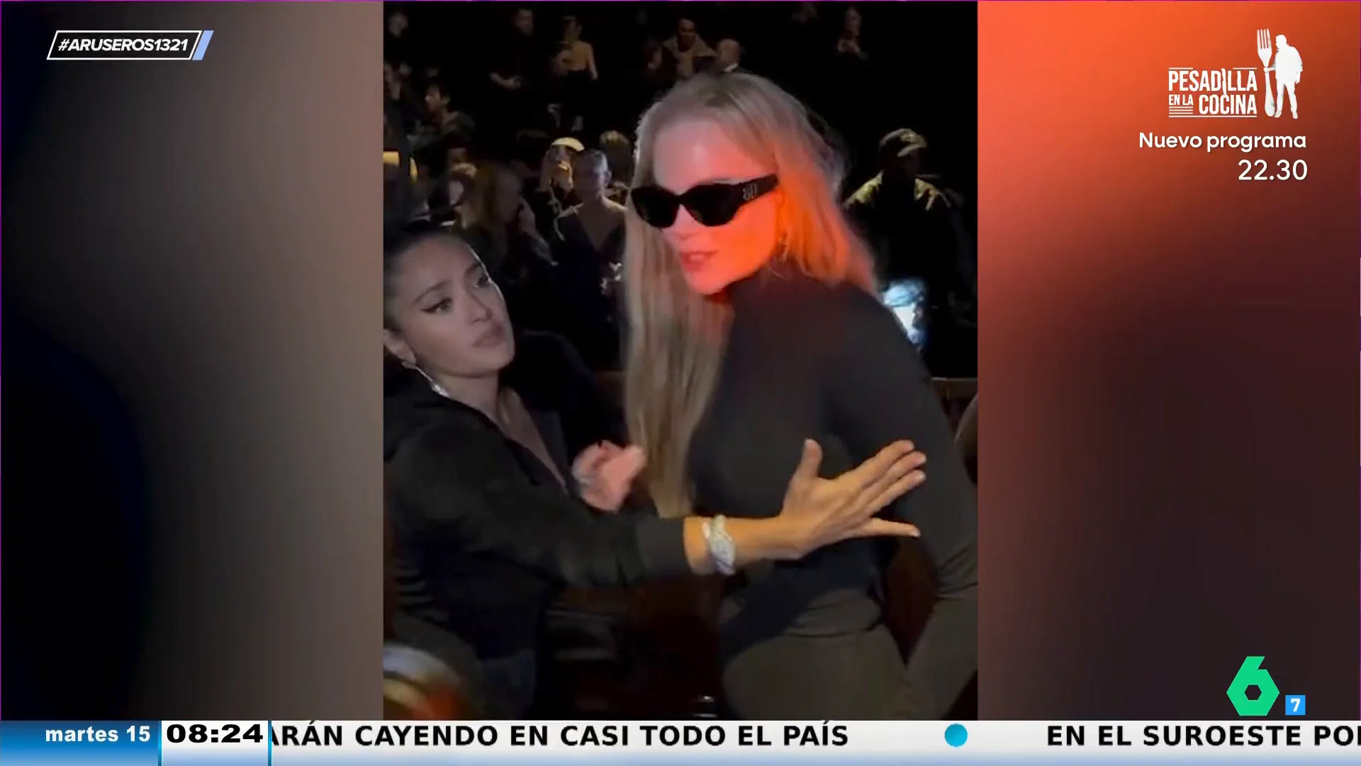 Salma Hayek y Nicole Kidman protagonizan un momento de máxima tensión delante de Katy Perry: "No me toques"